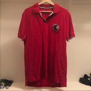 Men’s express red polo. Size L.